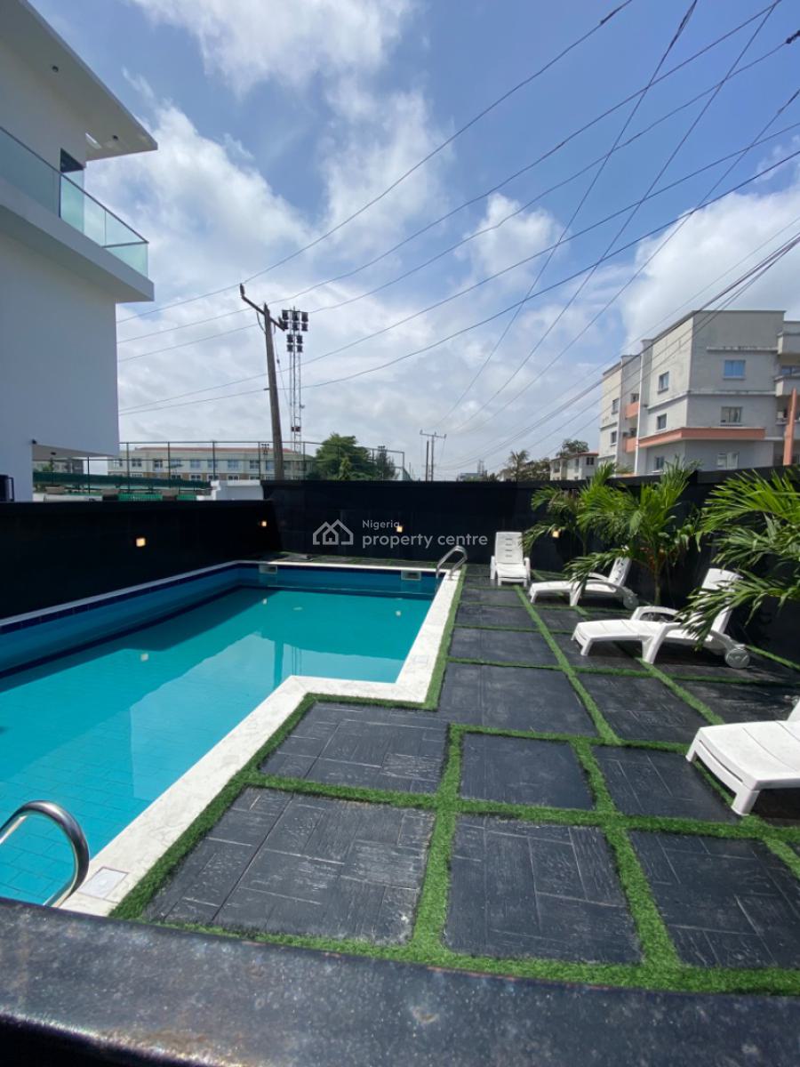 Fully Serviced and Pool Bran  New 4 Bedrooms Maisonette with Bq, Lekki Lekki, Ikate, Lekki, Lagos, Flat / Apartment for Sale