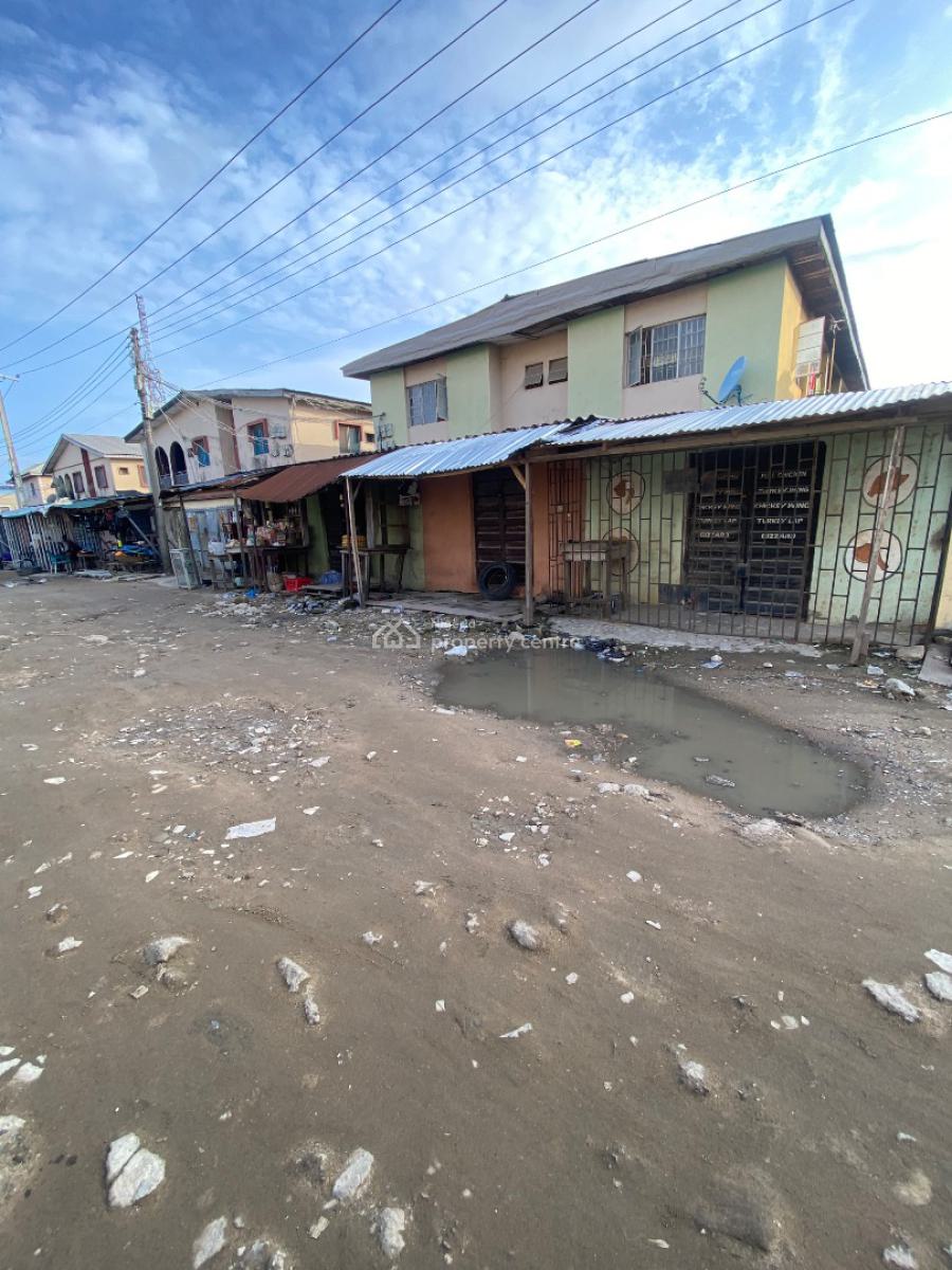 Solid Well Maintained 4 Unit of 3 Bedroom Apartment with 3 Shops, Ago Palace, Isolo, Lagos, Block of Flats for Sale