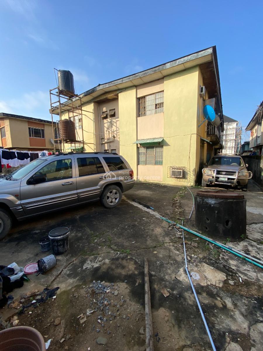 Solid Well Maintained 4 Unit of 3 Bedroom Apartment with 3 Shops, Ago Palace, Isolo, Lagos, Block of Flats for Sale
