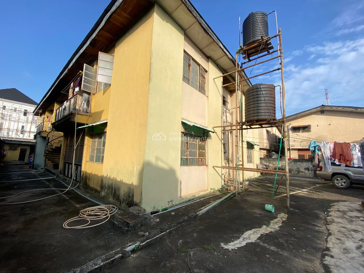 Solid Well Maintained 4 Unit of 3 Bedroom Apartment with 3 Shops, Ago Palace, Isolo, Lagos, Block of Flats for Sale