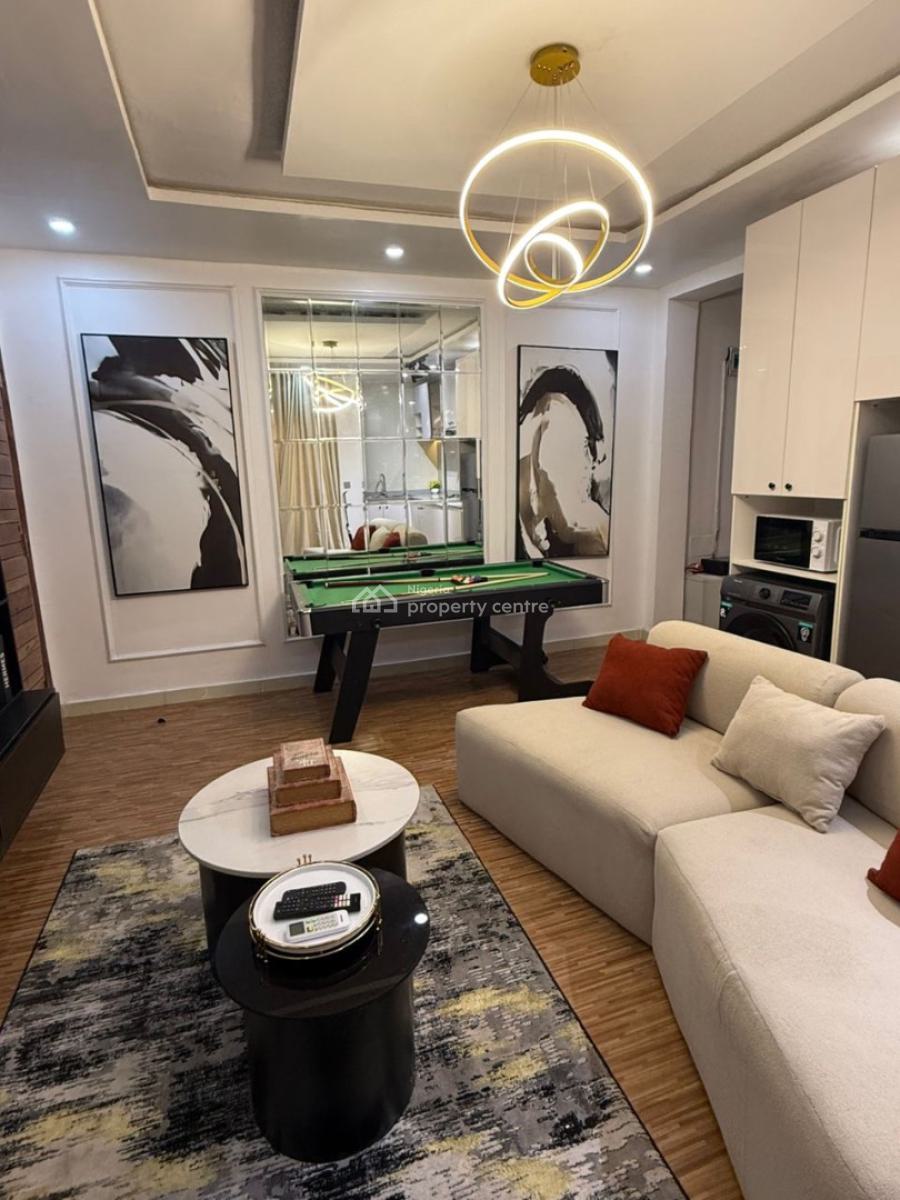 Cozy One Bedroom Apartment with Swimming Pool and Snooker Board, Mijl Residence Salem, Ikate Elegushi, Lekki, Lagos, Flat / Apartment Short Let