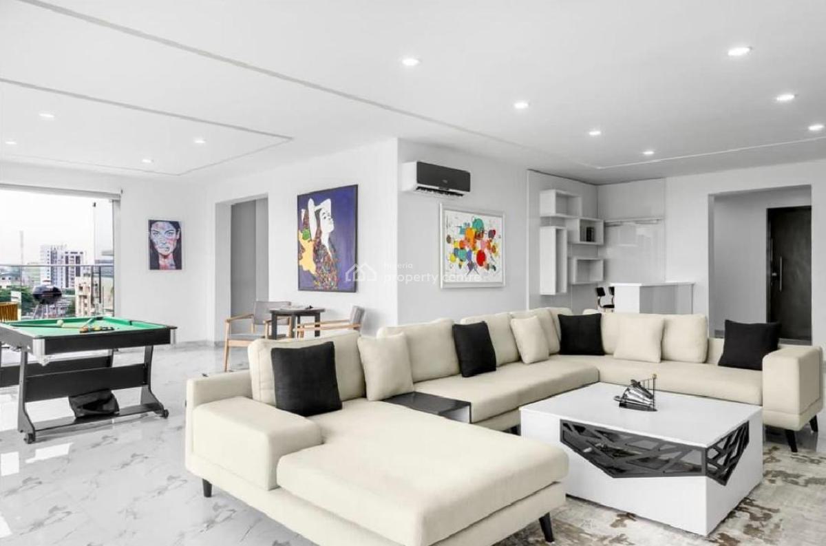 Luxury 3 Bedroom Penthouse with Swimming Pool, Gym and Snooker Board, Oko Awo Street, Victoria Island (vi), Lagos, Flat / Apartment Short Let