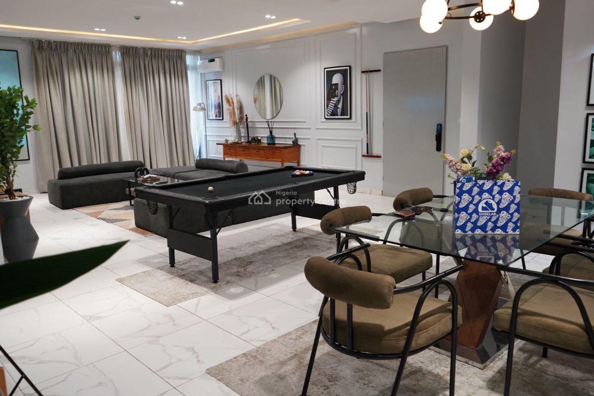 Luxury 3 Bedroom Apartment with Gym, Snooker Board and Ps5, Redline Court, Fatai Idowu Arobieke, Lekki Phase 1, Lekki, Lagos, Flat / Apartment Short Let