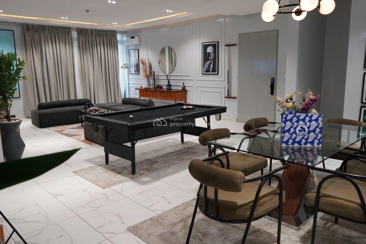 Luxury 3 Bedroom Apartment with Gym, Snooker Board and Ps5, Redline Court, Fatai Idowu Arobieke, Lekki Phase 1, Lekki, Lagos, Flat / Apartment Short Let
