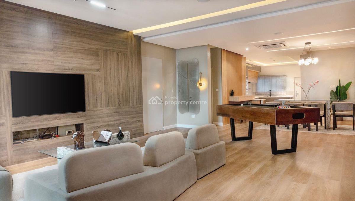 Luxurious 3 Bedroom Penthouse with Gym, Ps5 and Snooker, Redline Court, Fatai Idowu Arobieke, Lekki Phase 1, Lekki, Lagos, Flat / Apartment Short Let