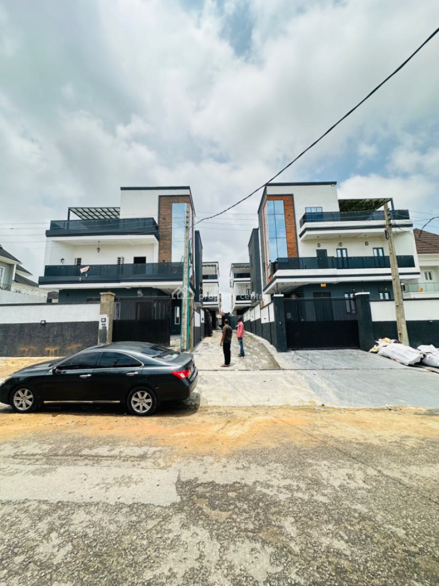 Newly Finished 5 Bedroom Fully Detached Duplex with Room Bq, Gra Phase 2, Magodo, Lagos, Detached Duplex for Sale