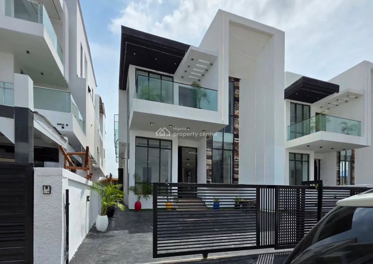 Modern 5 Bedroom Duplex, Chevron, Lekki, Lagos, Detached Duplex for Sale