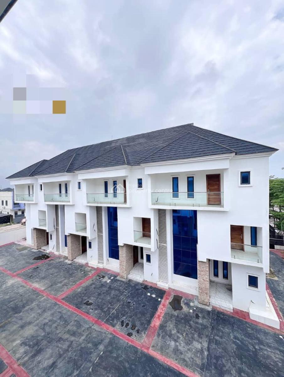 4  Bedroom Townhouse with Bq, Security Post & 2.5 Kva Solar Inverter, Chevron Toll Gate, Orchid Road, Lekki, Lagos, Terraced Duplex for Sale