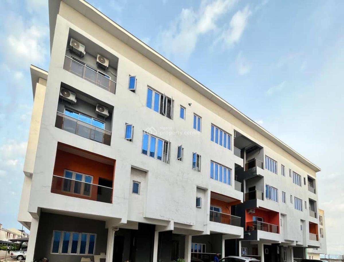 Service 3 Bedroom Flat with Fitted Kitchen Large Living Room & Kitchen, By Nike Art Gallery, Ikate, Lekki, Lagos, Flat / Apartment for Rent