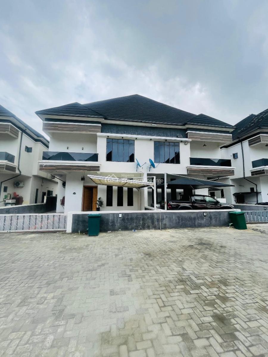 4 Bedroom Semi Detached Duplex with Bq, Chevron, Lekki, Lagos, Semi-detached Duplex for Sale