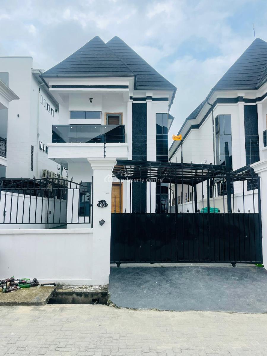 5 Bedroom Fully Detached Duplex with Bq, Chevron, Lekki, Lagos, Detached Duplex for Sale