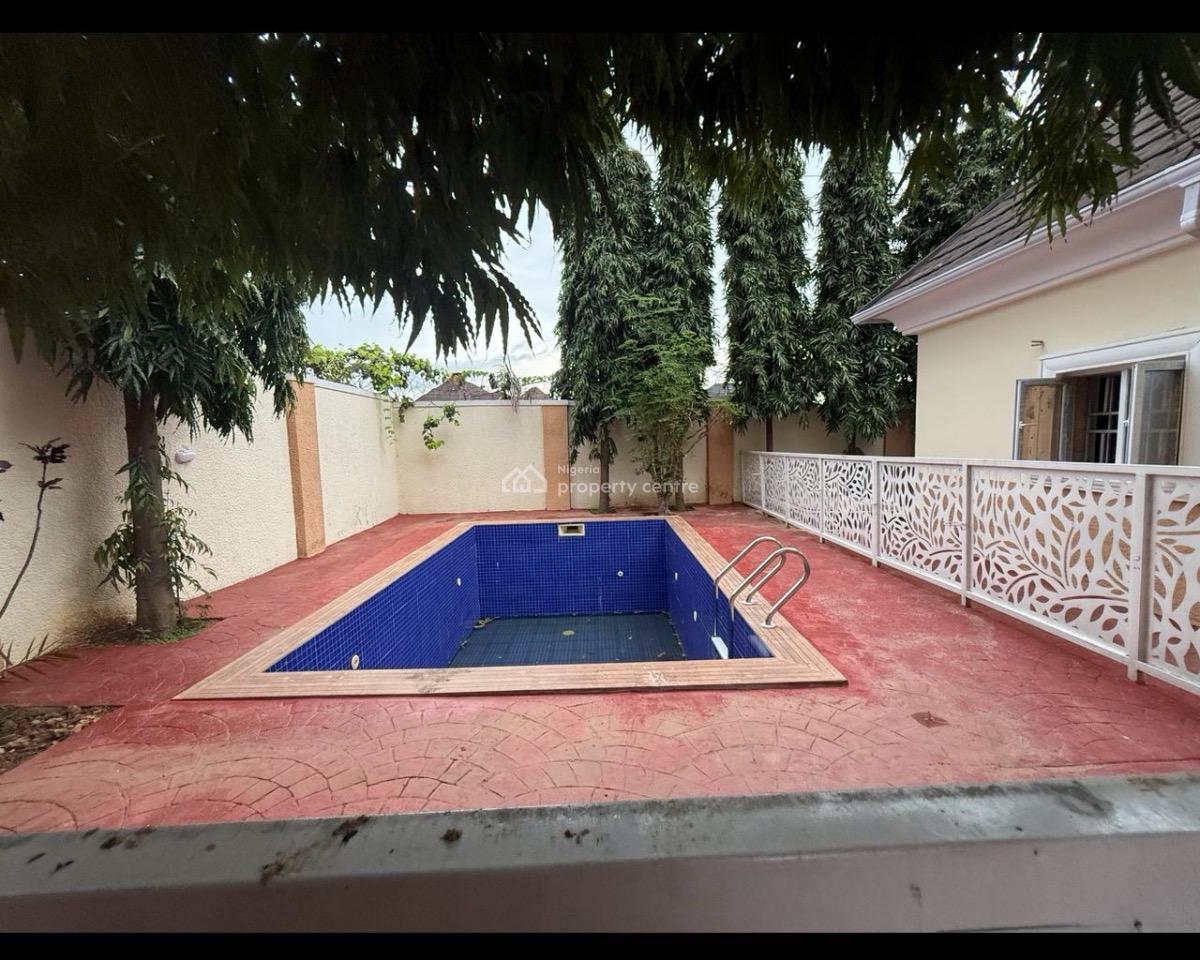Fully Detached & Furnished 5 Bedroom Duplex ,sw/pool& 2rm Bq, Tarred, Karsana, Gwarinpa, Abuja, Detached Duplex for Sale