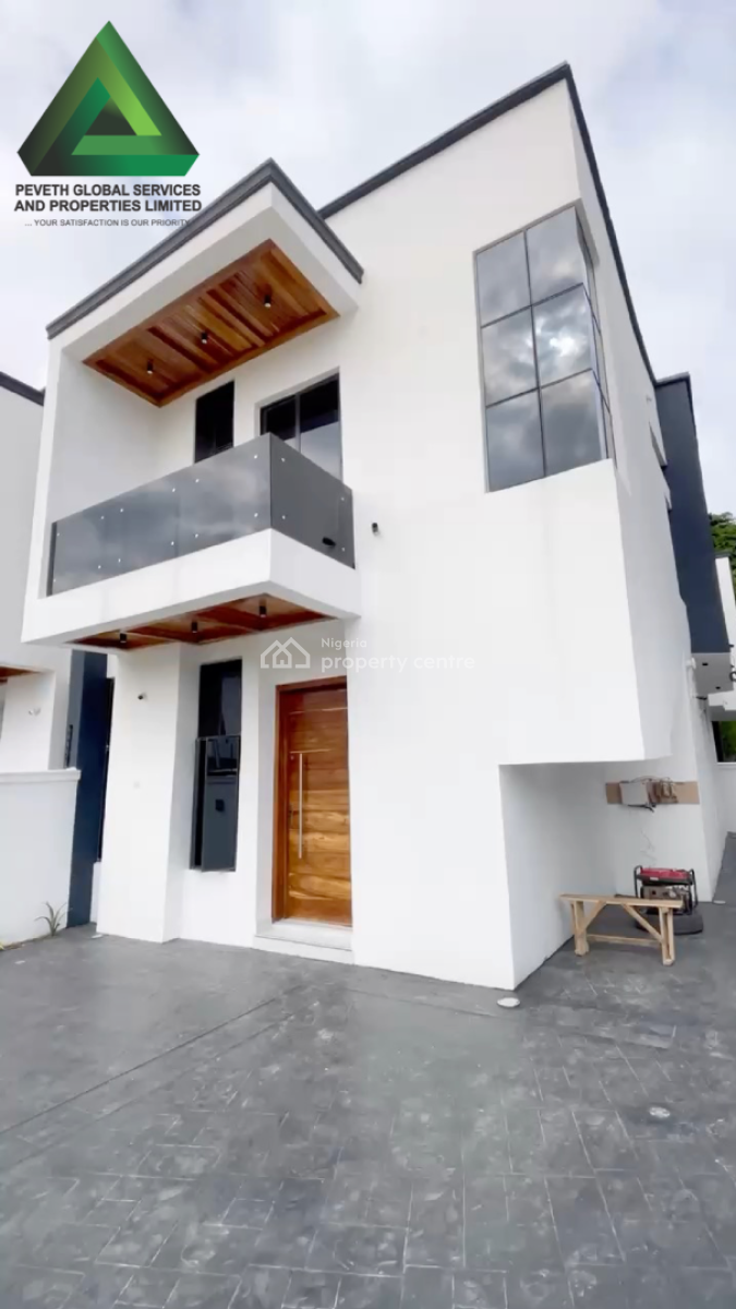 4 Bedroom Semi Detached Duplex with Bq, Chevron, Lekki, Lagos, Semi-detached Duplex for Sale