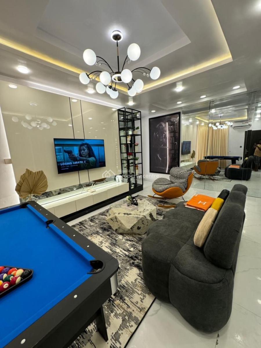 Beautiful 2 Bedroom Apartment with Swimming Pool, Gym and Snooker, Emcel Apartments, Ikate Elegushi, Lekki, Lagos, Flat / Apartment Short Let