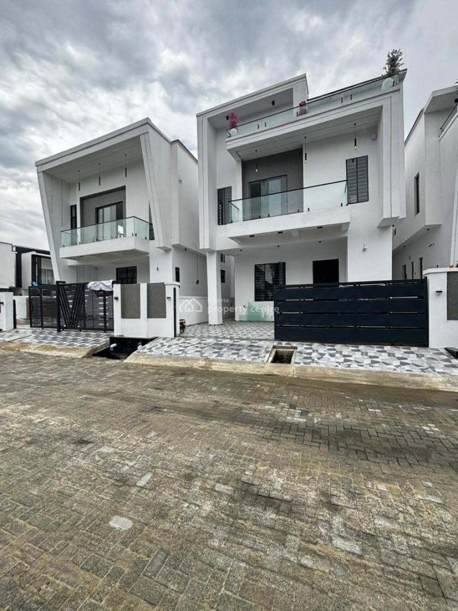 Tastefully Finished 4 Bedroom Detached Duplex with a Bq, Lekki Palm City Estate, Ajah, Lagos, Detached Duplex for Sale