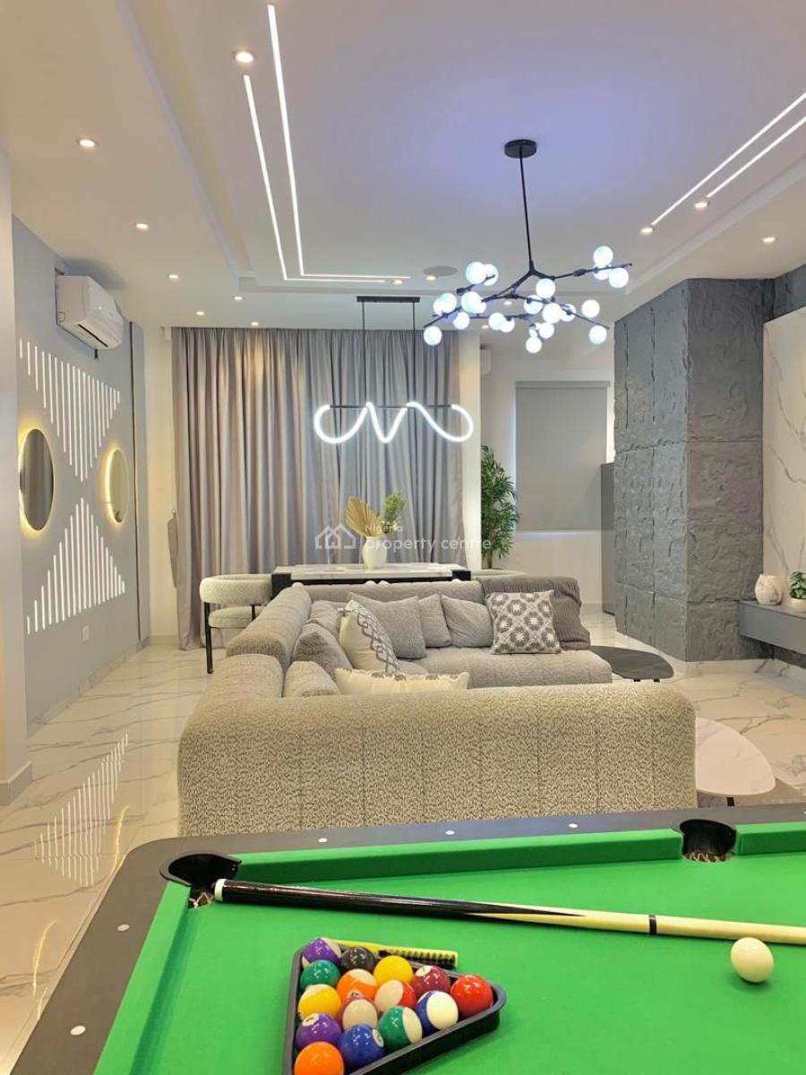 Luxury 2 Bedroom Apartment with Ps5 and Snooker Board, Jide Oki Street, Victoria Island (vi), Lagos, Flat / Apartment Short Let