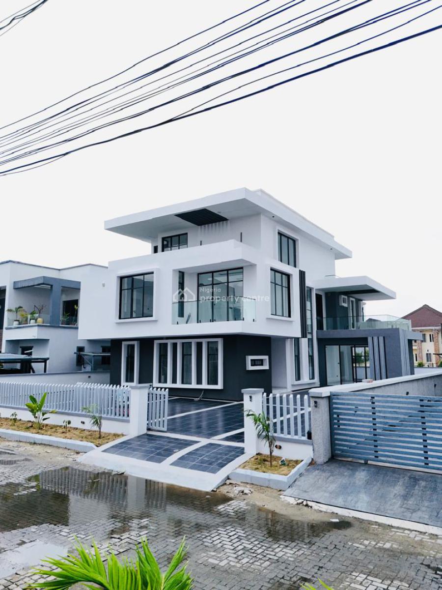 Most Spacious 5 Bedroom Luxuriously Designed Mansion, Chevron, Lekki Phase 2, Lekki, Lagos, Detached Duplex for Sale