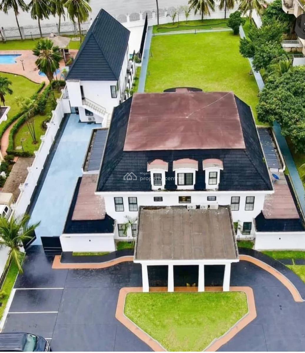 Fully Furnished Waterfront Mansion + Pool, Tennis Court and Jetty, Ikoyi, Osborne, Ikoyi, Lagos, Detached Duplex for Sale