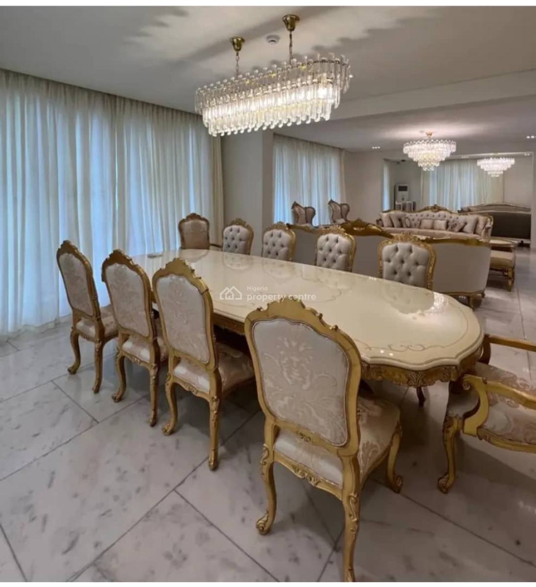 Fully Furnished Waterfront Mansion + Pool, Tennis Court and Jetty, Ikoyi, Osborne, Ikoyi, Lagos, Detached Duplex for Sale