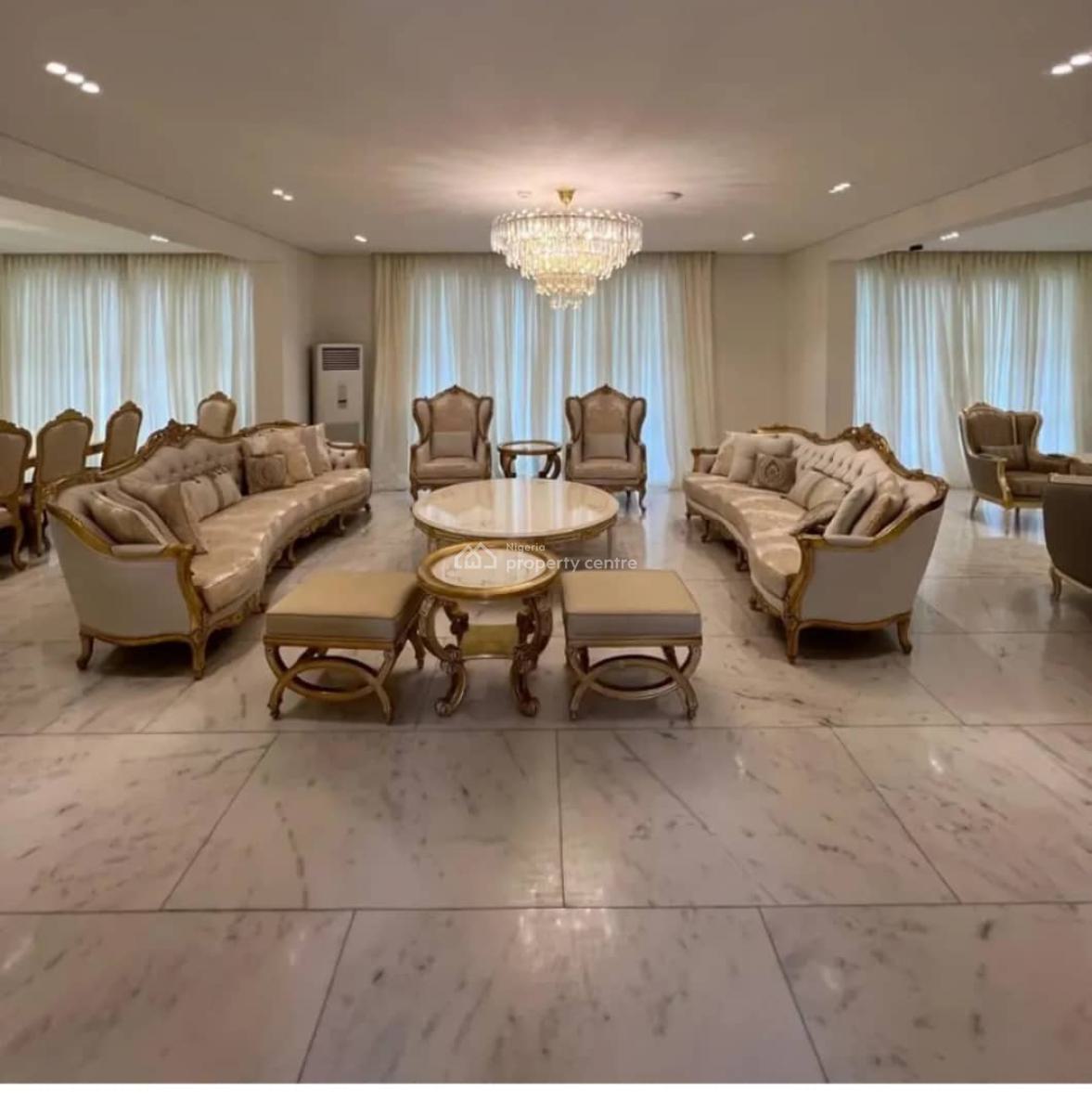 Fully Furnished Waterfront Mansion + Pool, Tennis Court and Jetty, Ikoyi, Osborne, Ikoyi, Lagos, Detached Duplex for Sale
