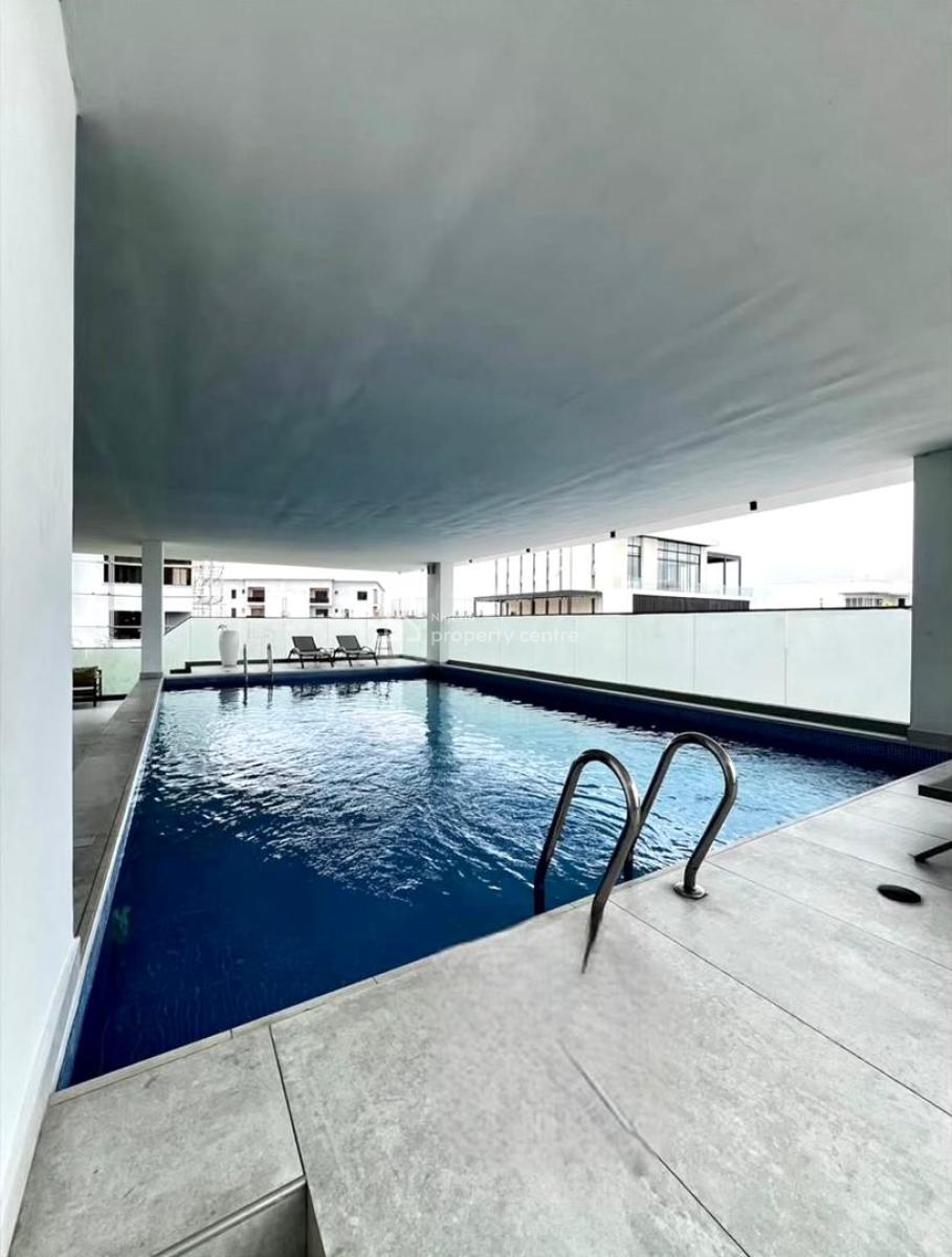 Fully Furnished & Serviced 1 Bedroom Apartment with Gym & Swimming Poo, Ikoyi, Lagos, Flat / Apartment for Rent