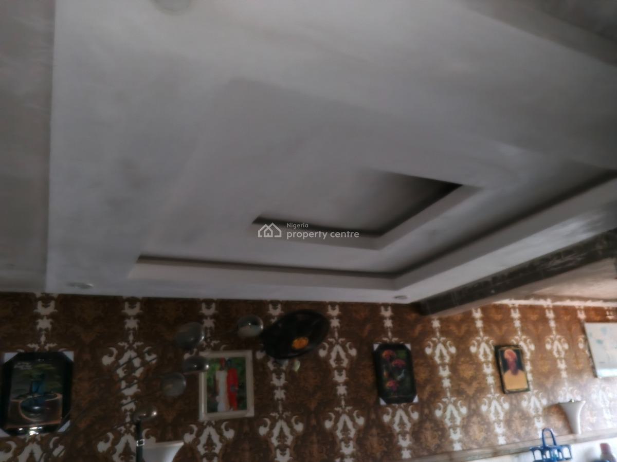 Cheap 2 Bedroom Flat Pop Ceiling All Tiles Floor, Itele Close to Ayobo, Ado-odo/ota, Ogun, Flat / Apartment for Rent