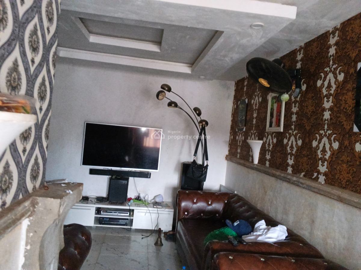 Cheap 2 Bedroom Flat Pop Ceiling All Tiles Floor, Itele Close to Ayobo, Ado-odo/ota, Ogun, Flat / Apartment for Rent