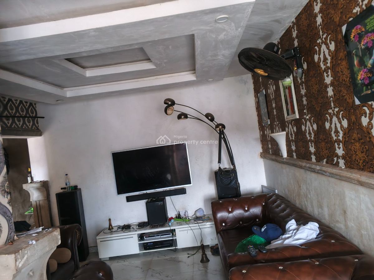 Cheap 2 Bedroom Flat Pop Ceiling All Tiles Floor, Itele Close to Ayobo, Ado-odo/ota, Ogun, Flat / Apartment for Rent