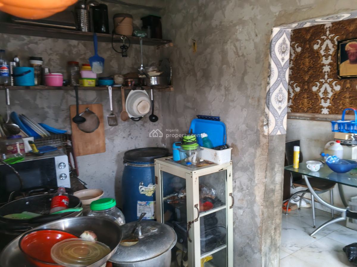 Cheap 2 Bedroom Flat Pop Ceiling All Tiles Floor, Itele Close to Ayobo, Ado-odo/ota, Ogun, Flat / Apartment for Rent