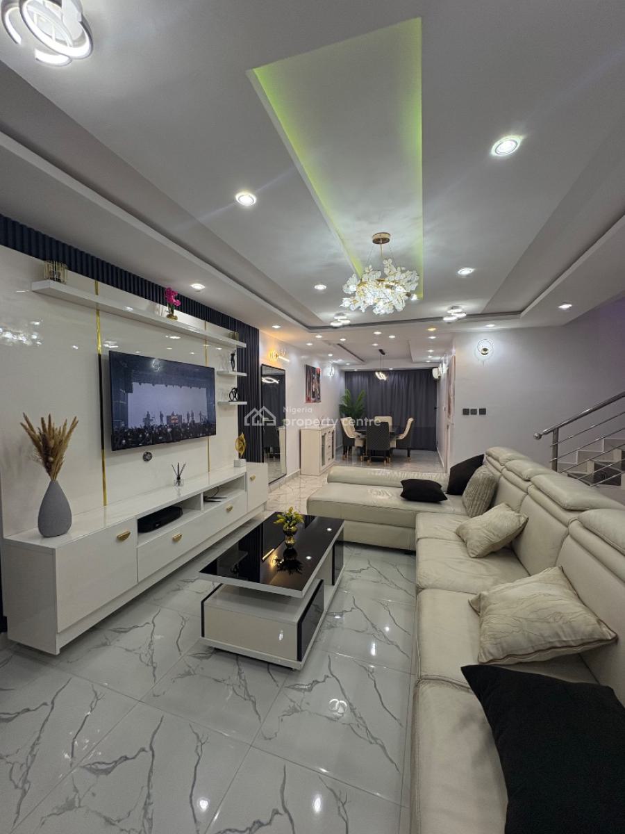 Well Spacious and Standard 4 Bedroom, Lagos Business School Axis, Sangotedo, Ajah, Lagos, Semi-detached Duplex Short Let