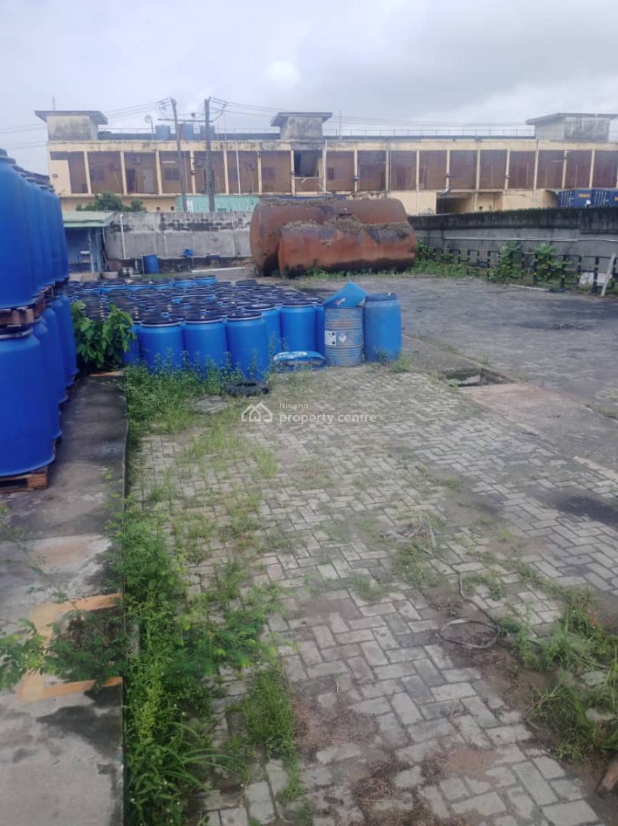 Industrial Factory with Warehouse, Staff Quarters  and Office Spaces, Off Ladipo Oluwole Street, Oba Akran, Ikeja, Lagos, Warehouse for Sale
