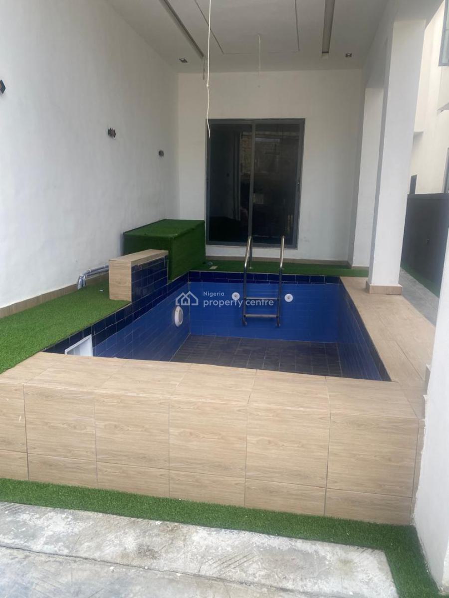 Fully Detached 5 Bedroom Duplex with Pool, Captain Court, Palmcity, Ajah, Lagos, Detached Duplex for Sale