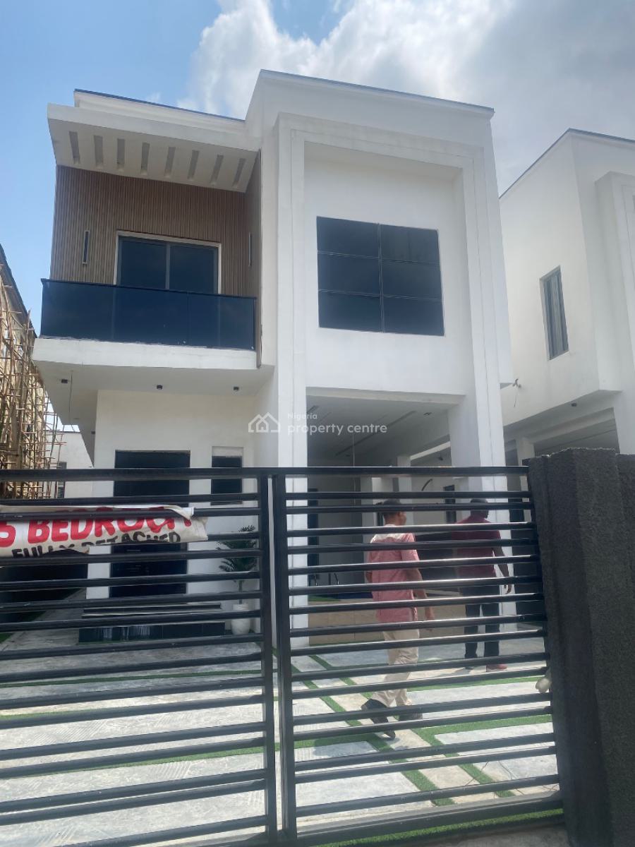 Fully Detached 5 Bedroom Duplex with Pool, Captain Court, Palmcity, Ajah, Lagos, Detached Duplex for Sale