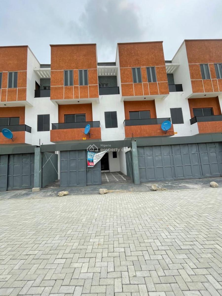 Luxury 4 Bedroom Self Compound Terrace with Bq, Lekki Phase 1, Lekki, Lagos, Terraced Duplex for Sale