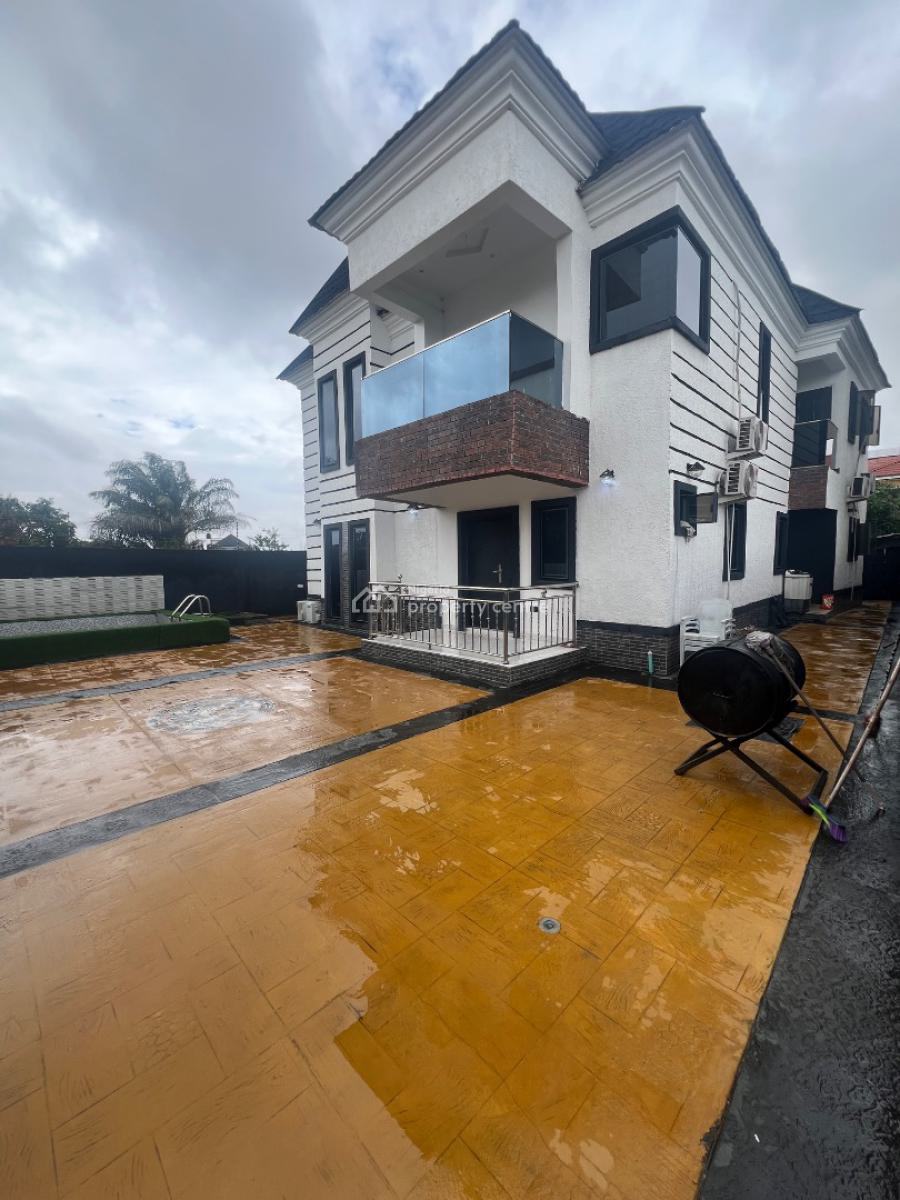 Neat and Spacious 4 Bedroom Detached House + Swimming Pool, Oribanwa Phase 2, Oribanwa, Ibeju Lekki, Lagos, Detached Duplex for Rent
