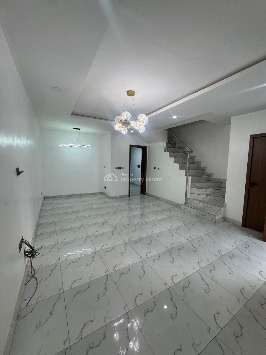 Loveky 4 Bedroom Terrace Duplex with Swimming Pool and Bq, Chevron, Lekki, Lagos, Terraced Duplex for Sale