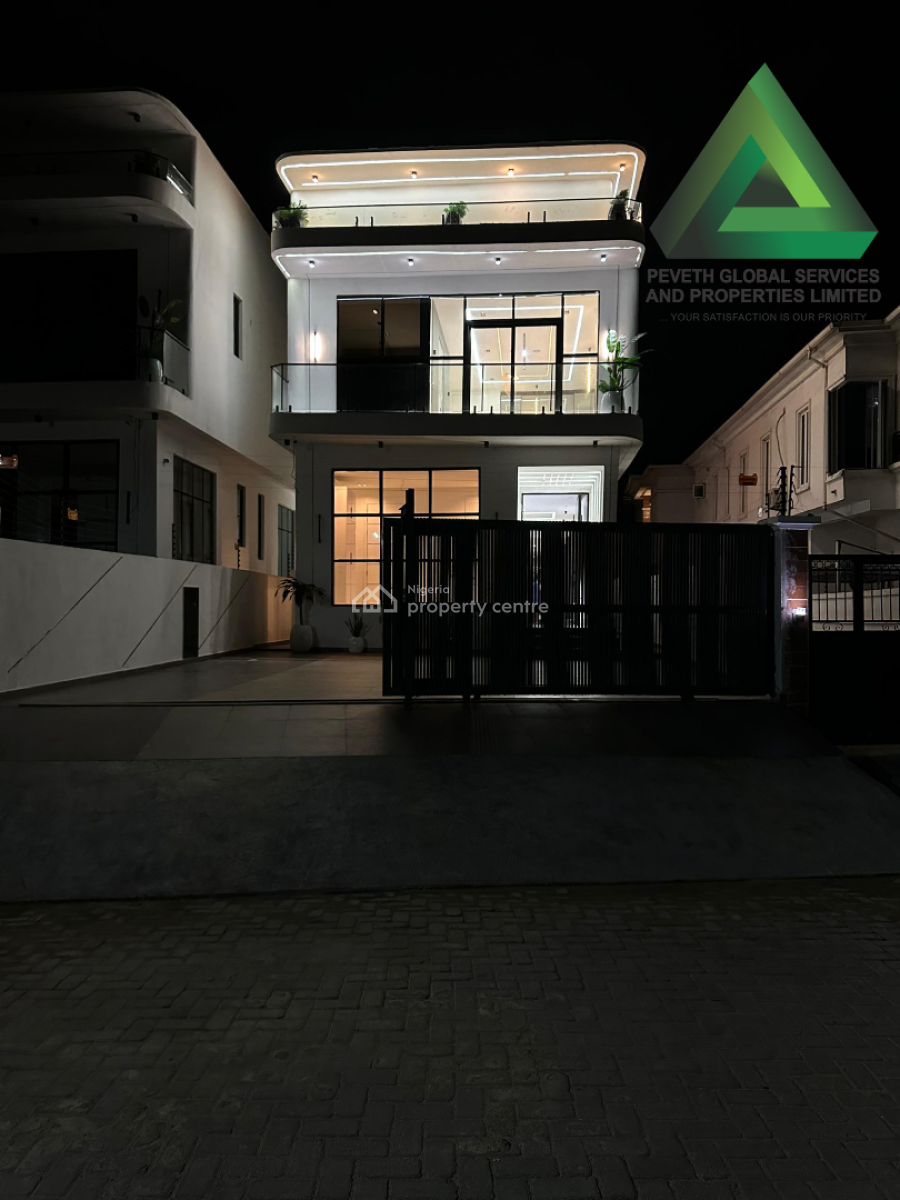 Luxury 5 Bedroom Fully Detached Duplex with Cinema, Swimming Pool, Bq, Chevron Tollgate, Lekki, Lagos, Detached Duplex for Sale