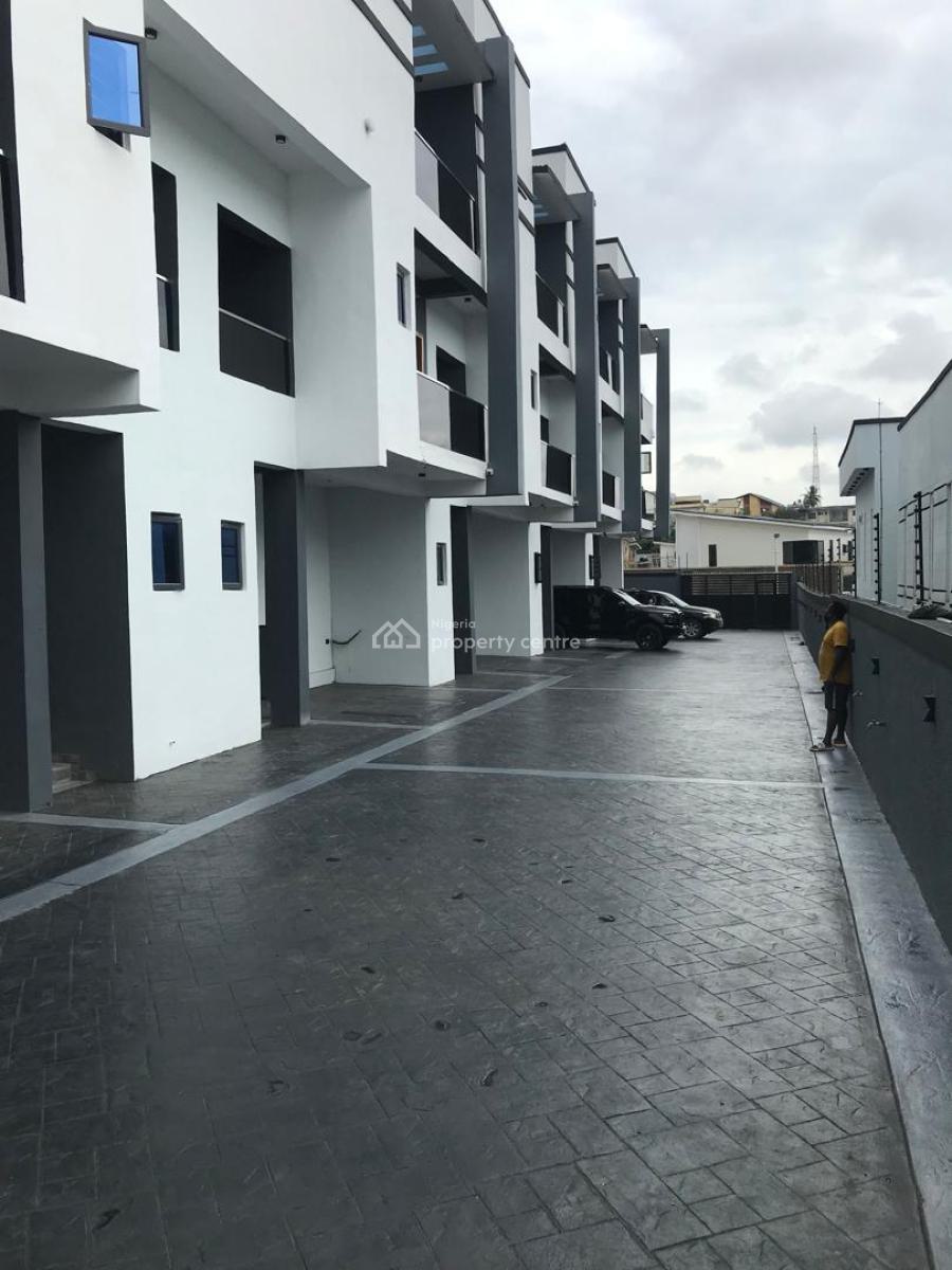 4 Bedroom Terrace Duplex with Bq, Opebi, Ikeja, Lagos, Terraced Duplex for Rent