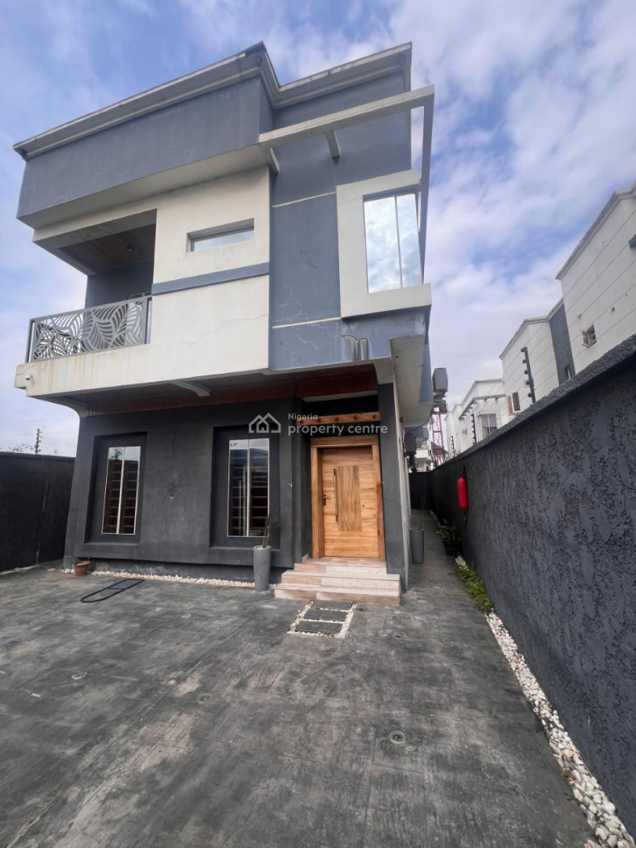 Beautiful 4bedroom Detached Duplex with Bq, Secured Estate, Osapa, Lekki, Lagos, Detached Duplex for Rent