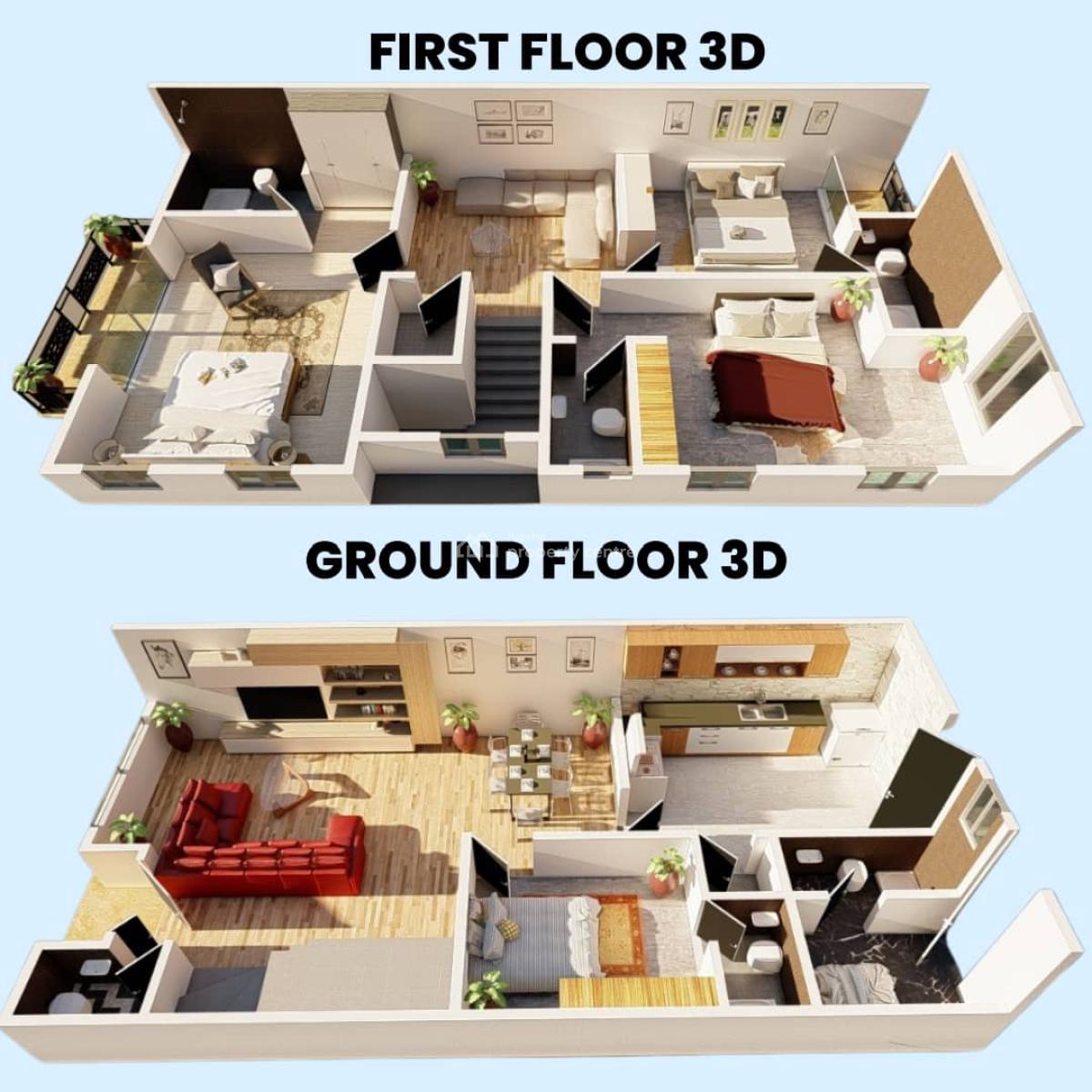 4 Bedroom Semi-detached Duplex & Maids Room, Life Camp, Abuja, House for Sale