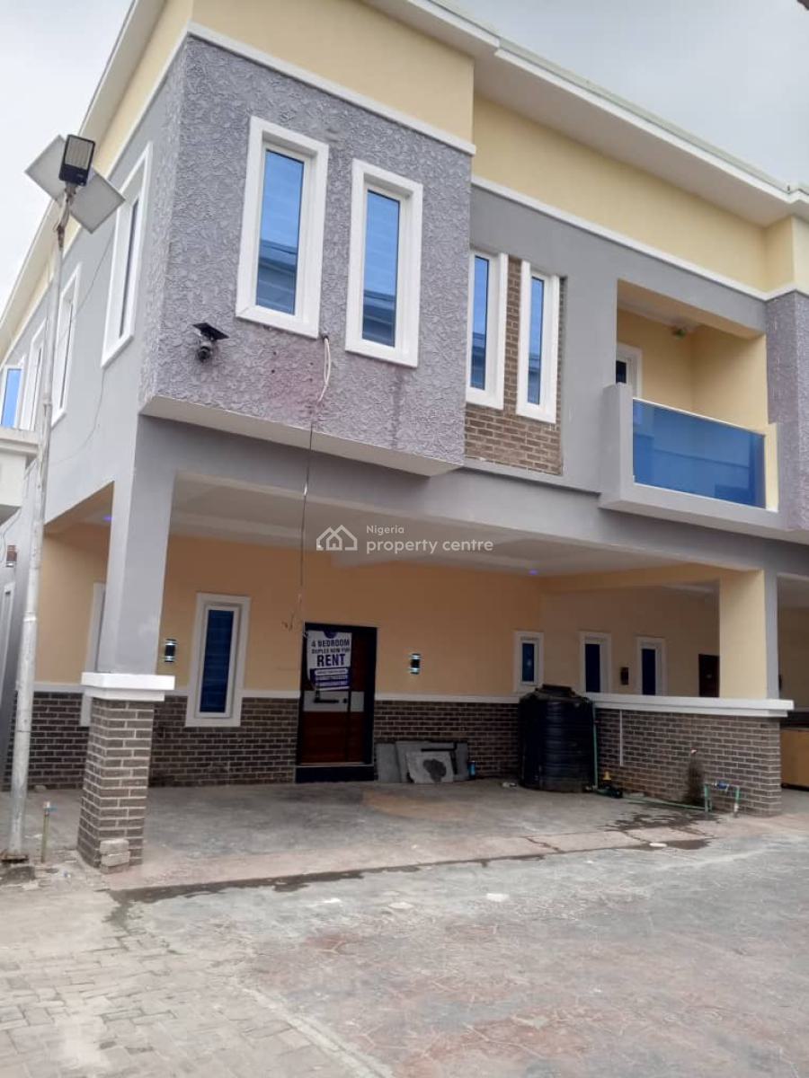 Fully Service 4 Bedroom Terrace Duplex, Ikota, Lekki, Lagos, Terraced Duplex for Rent