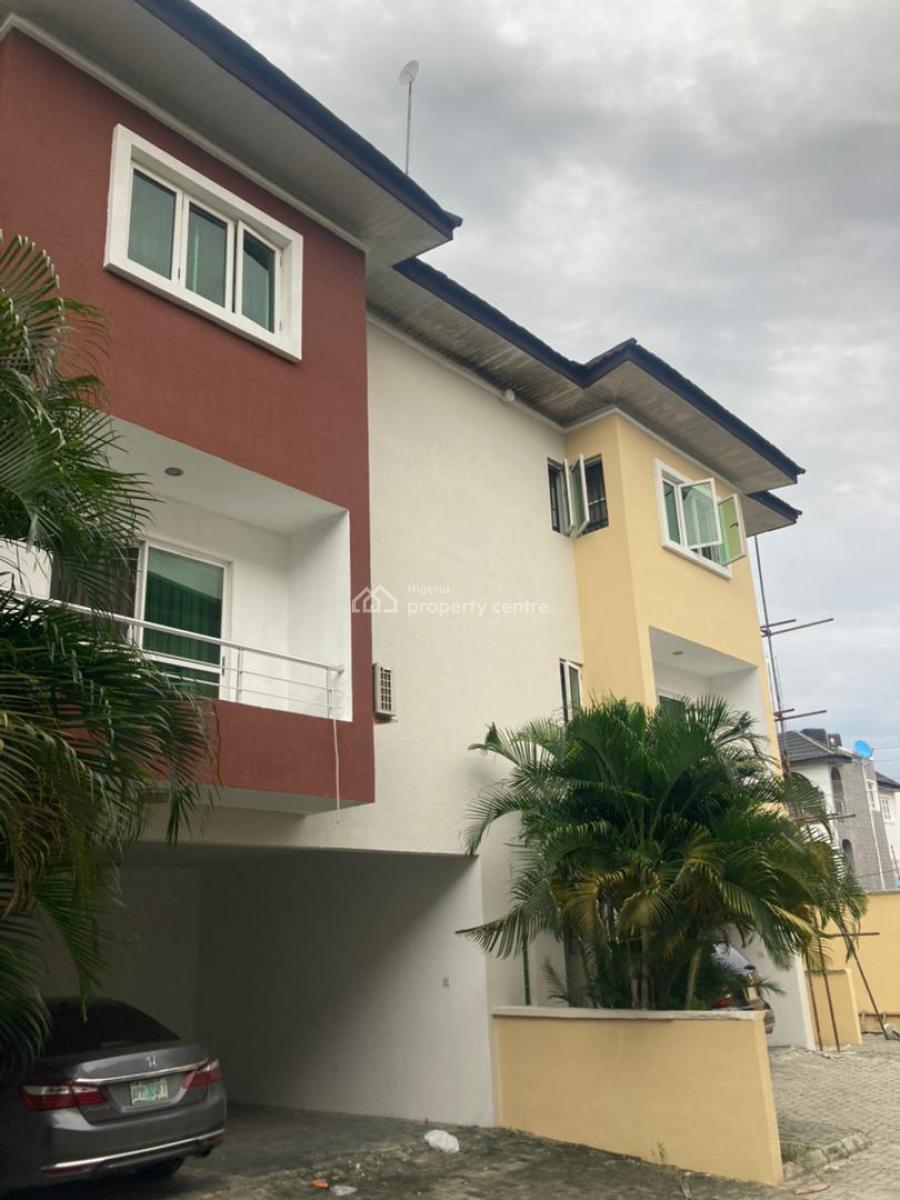 Well Maintained Four Bedroom Terraced, Albertons Court No 18, Road 13, Ikota Gra, Ikota, Lekki, Lagos, House for Rent