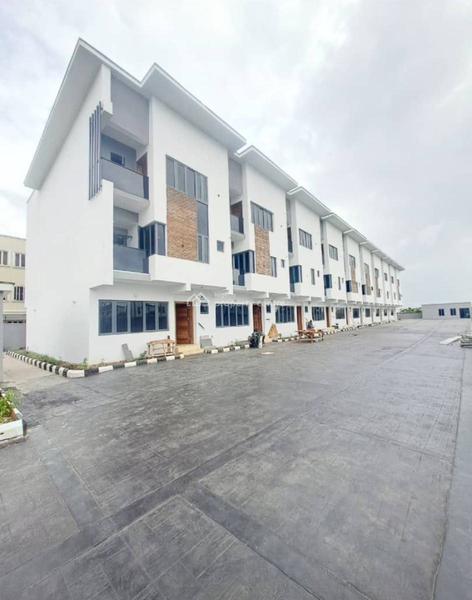 Tastefully Built 10 Units of Four Bedroom Terrace House with 1 Bq, Lekki Phase 1, Lekki, Lagos, Terraced Duplex for Rent