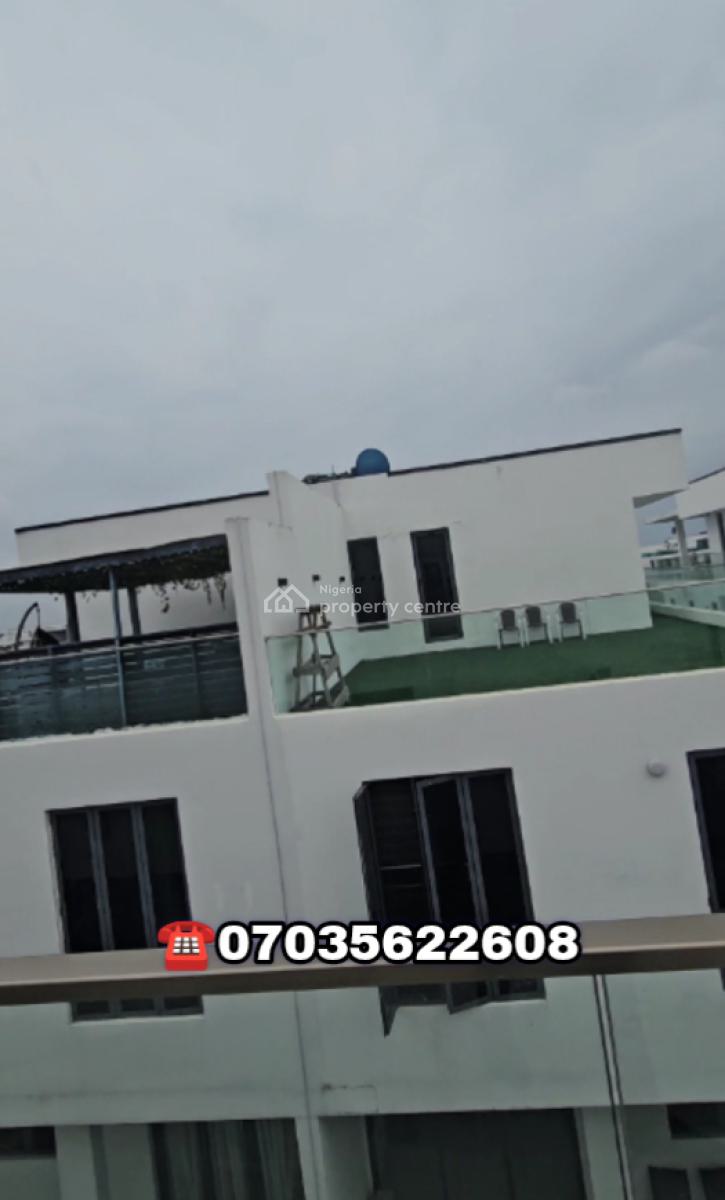 Luxury 5 Bedroom Smart Duplex with Bq, Cinema, Pool and Elevator Etc, Cowry Creek Estate, Lekki, Lagos, Semi-detached Duplex for Sale