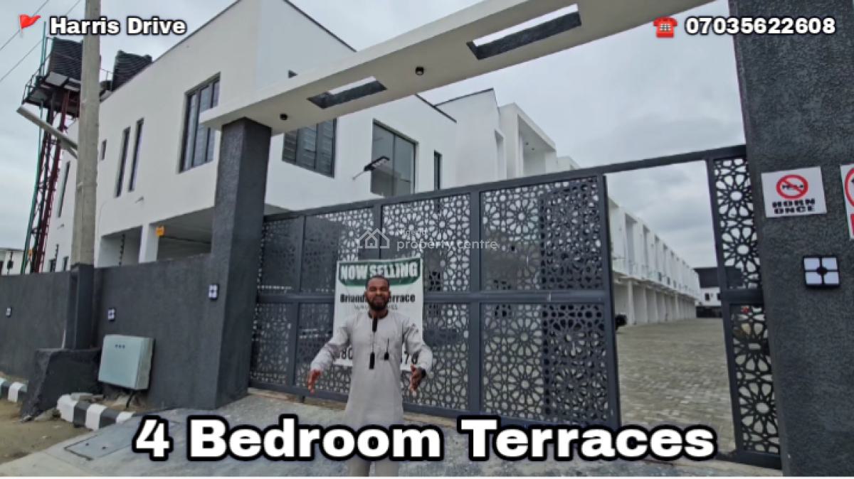 Luxury 4 Bedroom Smart Terrace Duplex with Gym and Pool Etc, Harris Drive Beside Vgc, Lekki, Lagos, Terraced Duplex for Sale