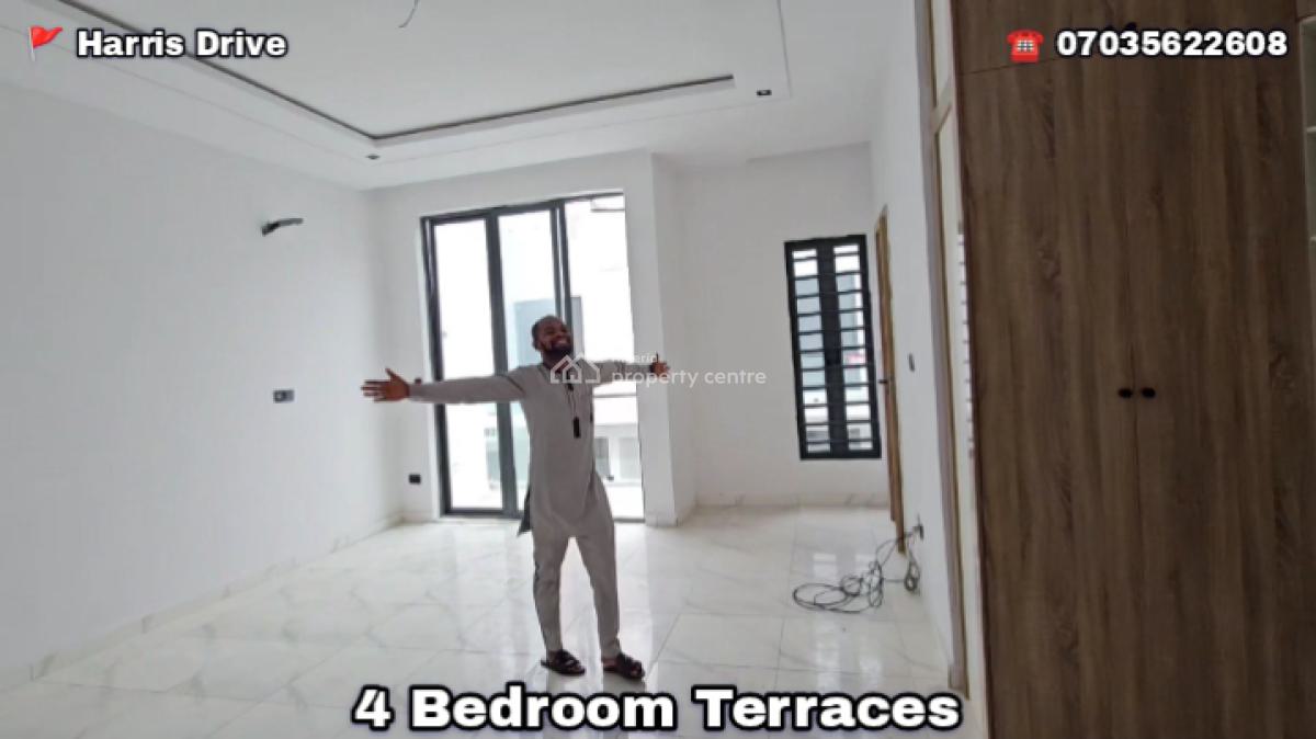 Luxury 4 Bedroom Smart Terrace Duplex with Gym and Pool Etc, Harris Drive Beside Vgc, Lekki, Lagos, Terraced Duplex for Sale