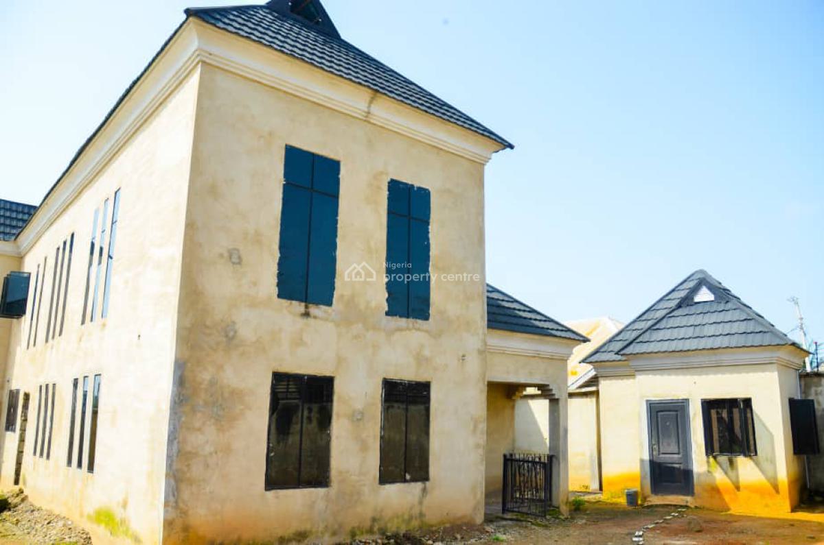 80% Completed 4 Bedroom Duplex on a Standard Plot of Land, Abese, Elebu, Ibadan, Oluyole, Oyo, Detached Duplex for Sale