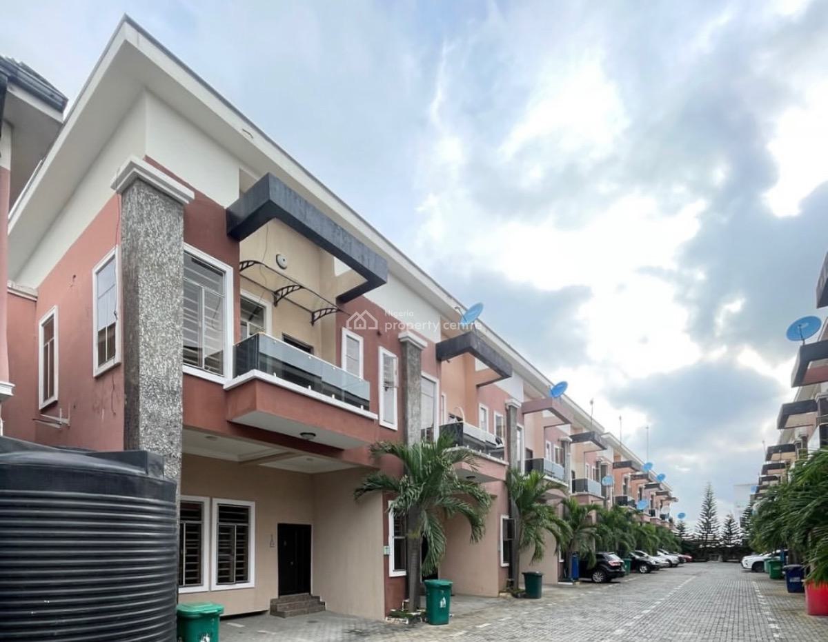Well Built 4 Bedroom Terrace Duplex Now Available, Chevron, Lekki, Lagos, Terraced Duplex for Rent