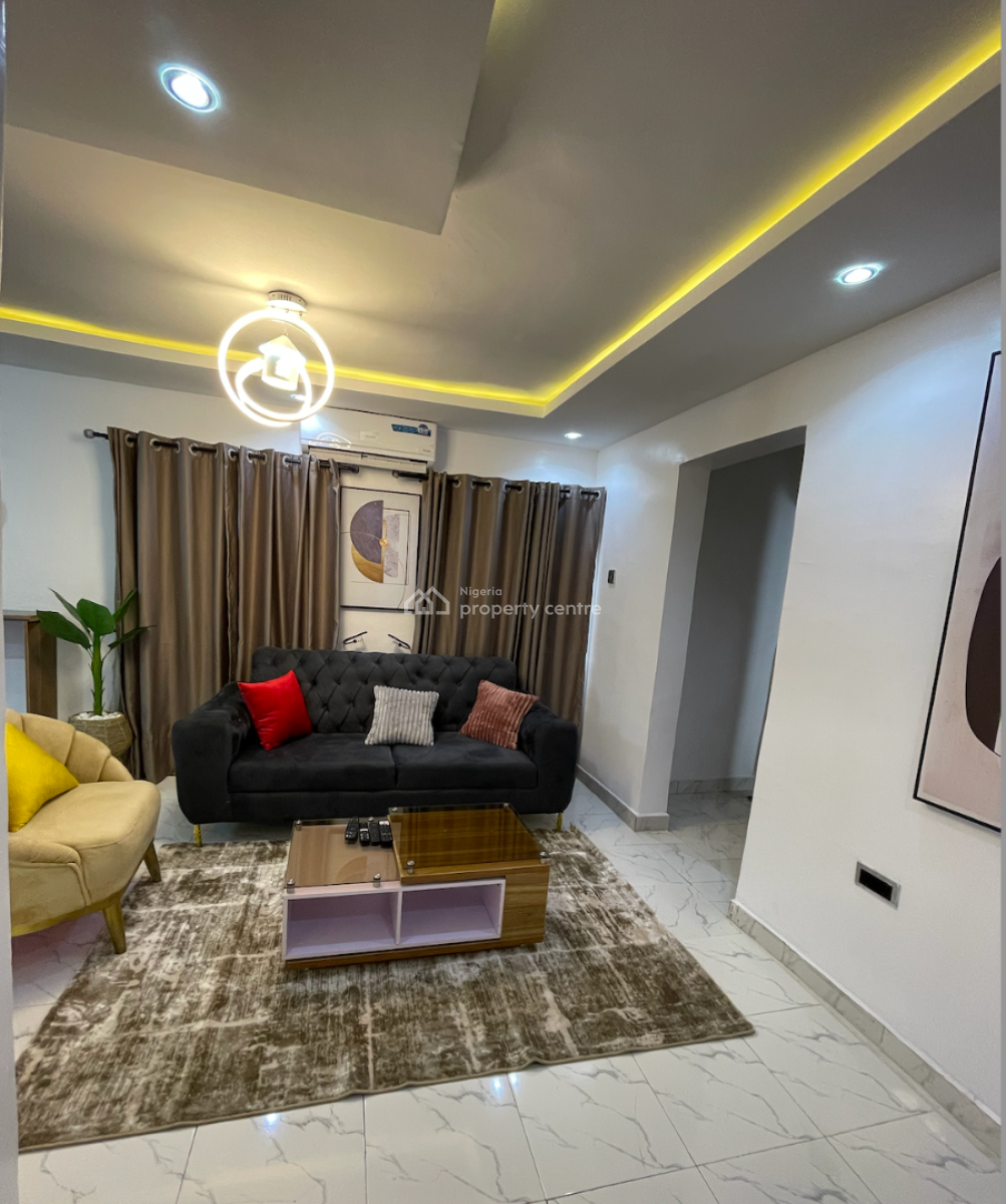 2 Bedroom Apartment with Outdoor Mini Event Space, 12 Adekoya Estate, Off College Road, Ogba, Ikeja, Lagos, Flat / Apartment Short Let