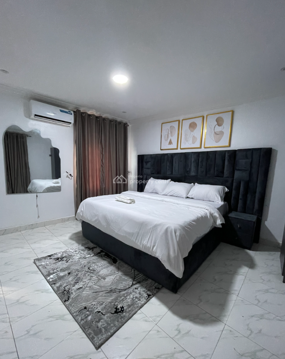 2 Bedroom Apartment with Outdoor Mini Event Space, 12 Adekoya Estate, Off College Road, Ogba, Ikeja, Lagos, Flat / Apartment Short Let